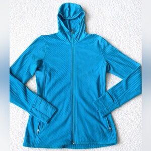 Icebreaker RealFleece Merino Descender Hooded Jacket - Women's medium in blue